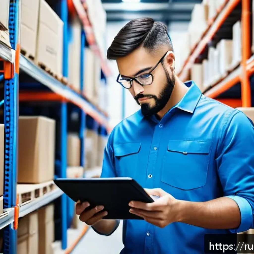 물류기술사 시험의 응시자격과 조건 - A professional logistics specialist in a modern warehouse environment, wearing business casual attir...